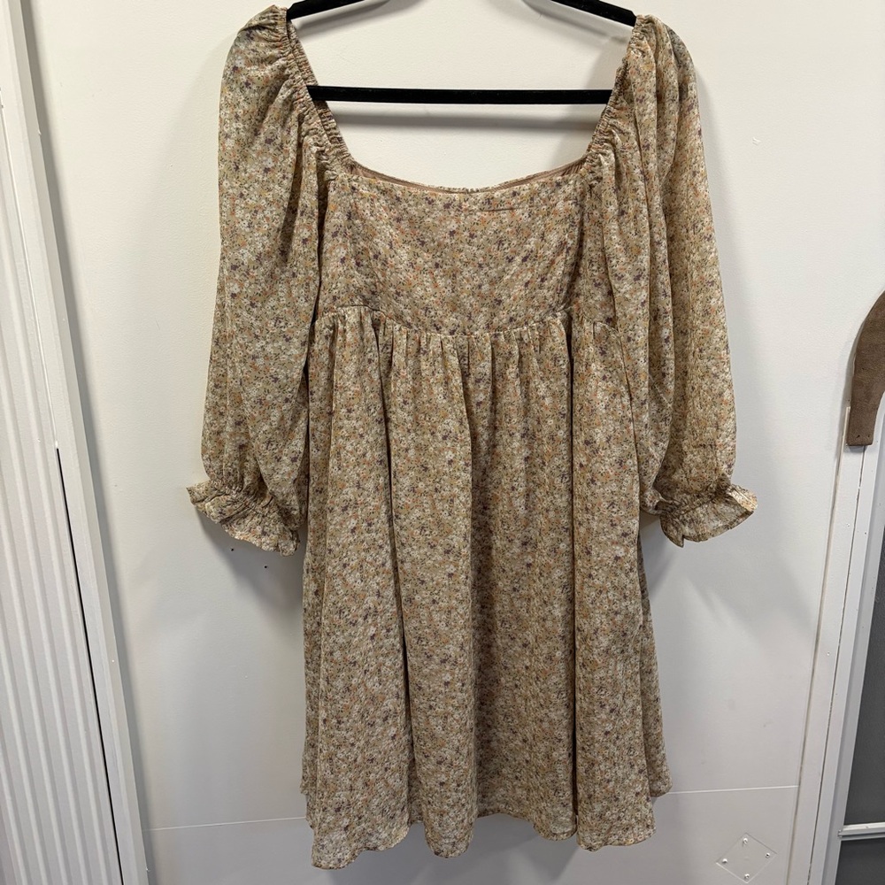 Boho Floral Dress – Size Medium – NWT – Cottagecore & Whimsical